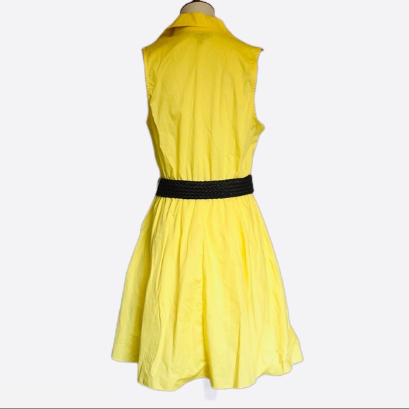 Bailey Blue retro yellow sleeveless dress - Picture 4 of 8